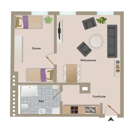 Apartament Eule *